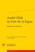 André Gide ou l'art de la fugue - musique et littérature
