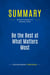Summary: Be the Best at What Matters Most : Review and Analysis of Calloway's Book