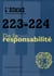 REVUE L'HOMME n.223/224 : de la responsabilité