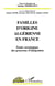 Familles d'origine algérienne en France - étude sociologique des processus d'intégration
