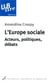 L'Europe sociale - acteurs, politiques, débats