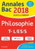 Annales bac 2018 philosophie term l, es, s