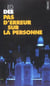 Pas d'erreur sur la personne