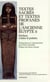 Textes sacrés et textes profanes de l'ancienne Égypte (Tome 2-Mythes, contes et poésie)