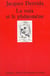 La voix et le phénomène