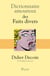 Dictionnaire amoureux : des faits divers