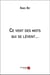Ce vent des mots qui se levent...