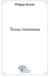 Textes intimistes