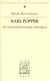 Karl Popper ou le rationalisme critique