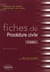 Fiches de procedure civile. rappels de cours et exercices corriges - 2e edition