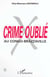 Crime oublie au congo-brazzaville