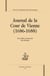 Journal de la cour de vienne (1686-1688)