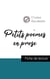 Petits poèmes en prose, de Charles Baudelaire - fiche de lecture
