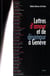 LETTRES D'AMOUR ET DE DESAMOUR A GENEVE