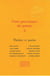 Revue Etats provisoires du poème n.10 : théâtre et poésie