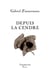 Depuis la cendre - gabriel zimmermann