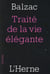 Traité de la vie élégante