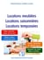 Locations meublées - Locations saisonnières - Locations temporaires