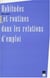 HABITUDES ET ROUTINES DANS LES RELATIONS D EMPLOI