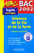 Sciences et vie de la terre - corriges - edition 2002