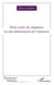Petit traité du déplaisir ou des dimensions de l'absence