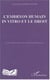 L'embryon humain in vitro et le droit