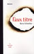 Faux-titre