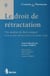 Droit de la rétractation