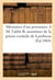 Memoires d'un prisonnier a m. l'abbe b, aumonier de la prison centrale de lambessa