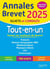 Annales brevet : Toutes les matières du brevet - 3e - Tout-en-un - Sujets et corrigés (édition 2025)