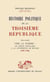 Histoire politique de la troisième république Tome 6 - vers la guerre: du front populaire à la conférence de Munich (1936-1938)