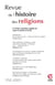 Revue de l'histoire des religions - Tome 228 (4/2011)