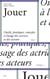 Jouer Tome 2 : Outils, pratiques et concepts à l'usage des actrices et des acteurs