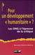 Pour un développement "humanitaire"?