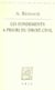 Les fondements a priori du droit civil
