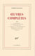 Oeuvres complètes t.7