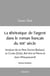 La rhetorique de l'argent dans le roman francais du xixe siecle - analyse de le pere goriot (balzac)