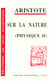 Physique Tome 2 - sur la nature