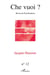 Revue che vuoi n.12 : Jacques Hassoun
