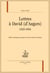 Lettres à david d'angers (1825-1854)