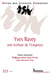 Revue des Sciences Humaines n.325 : Yves Ravey, une écriture de l'exigence