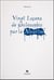 Vingt leçons de philosophie par le meurtre