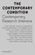 The contemporary condition - contemporary research intensive