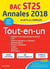 Annales bac 2018 sujets et corriges le tout-en-un term st2s