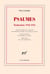 Psaumes - traductions 1918-1953