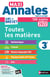 Maxi annales ABC du brevet : toutes les matières : 3e (édition 2022)