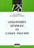 Linguistique generale pour anglicistes