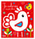 Je colorie mes petits tableaux - la poule