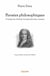 Pensées philosophiques - à l'usage des chrétiens incrustés dans leur croyance