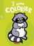 J'aime colorier 2-4 ans (Raton laveur)